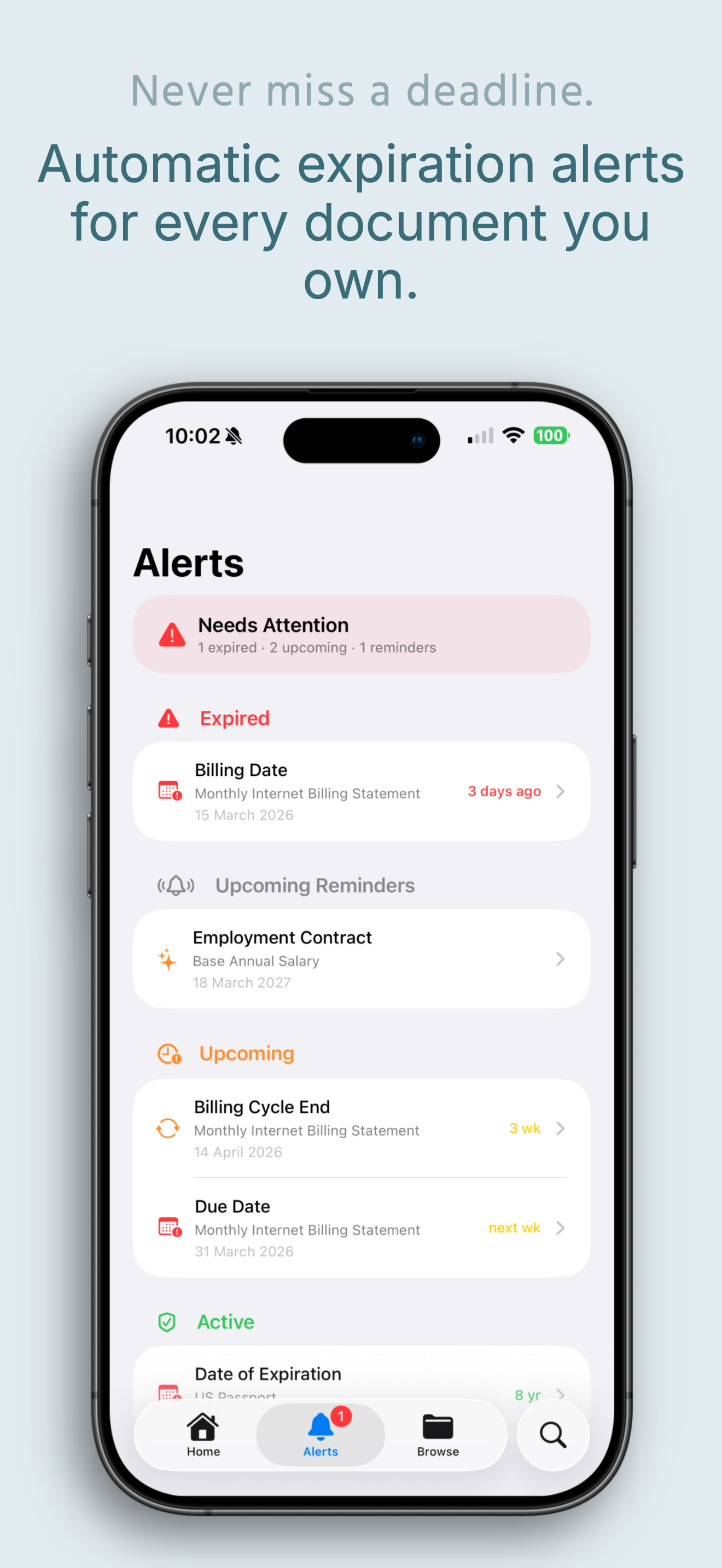 Smart Alerts